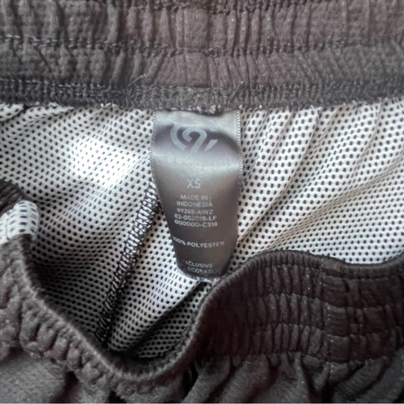 Champion Women's Athletic Shorts in Black with Gray Trim - Picture 3 of 3